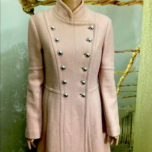 Guess Double- breasted Skirted Coat